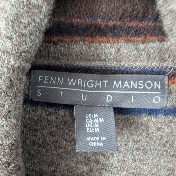 Native American Sweater Jacket By Fenn Wright Manson Studio- Size Medium - Picture 2 of 6